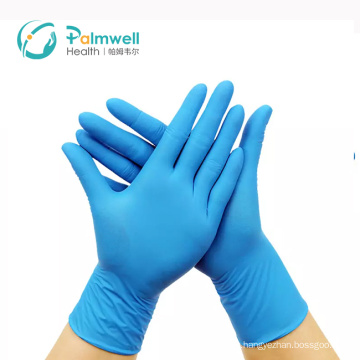 Anti-bacteria Latex &amp; Powder Free M4.0g Nitrile Pure Gants antimicrobiens Medical Grade CE UKCA FDA approuvé